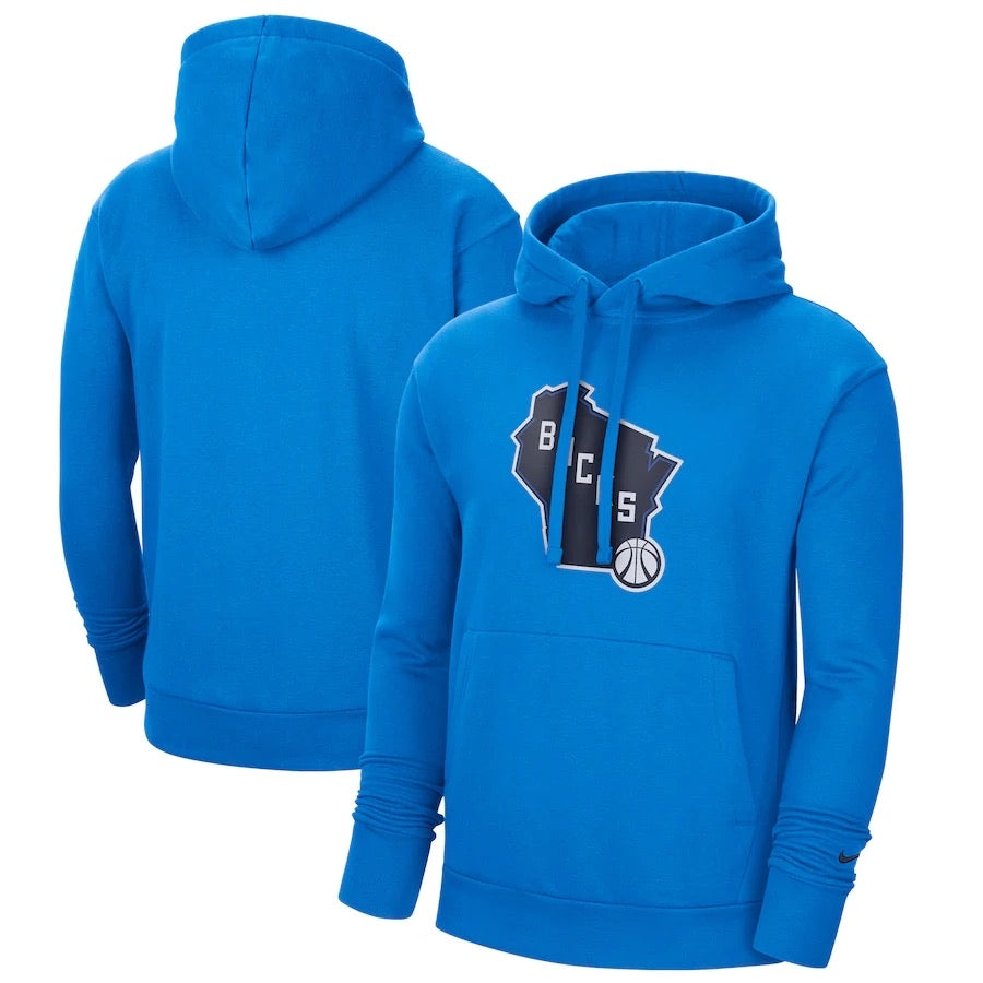 Milwaukee bucks blue  hoodie