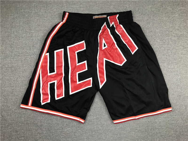 Miami HEAT black /red shorts