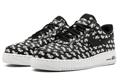 Nike Air Force 1 '07 'All Over Logo Black'