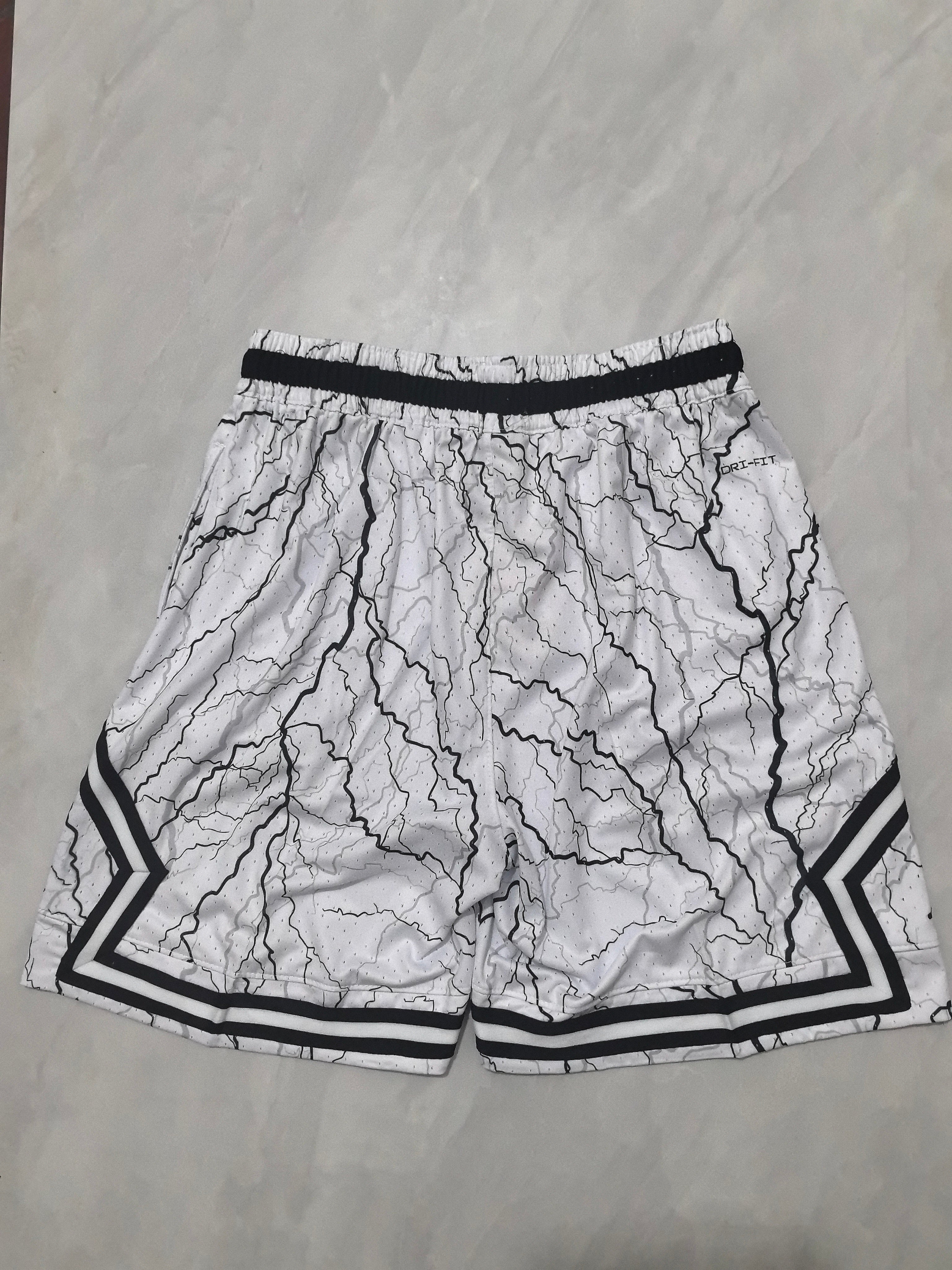 Jordan B-9 Lightning White Shorts