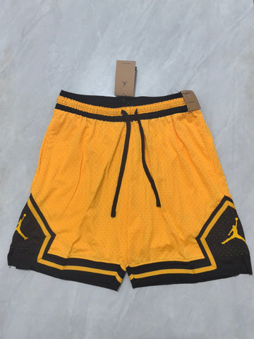 Jordan A-7 Yellow Basketball Shorts