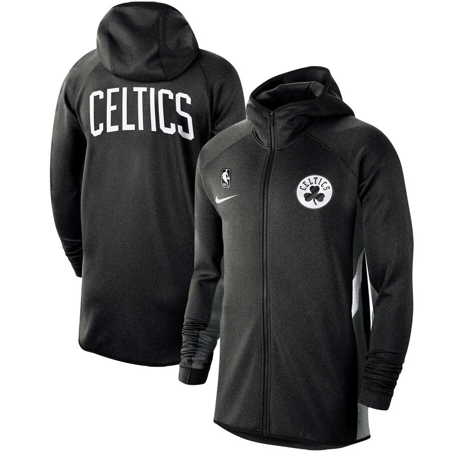 Boston celtics black long cut jacket