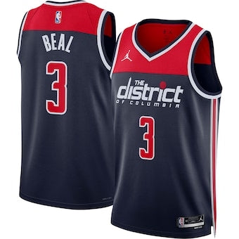 Washington wizards red/black jersey