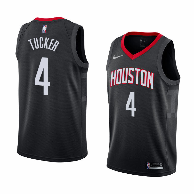Houston black 4 tucker  jersey