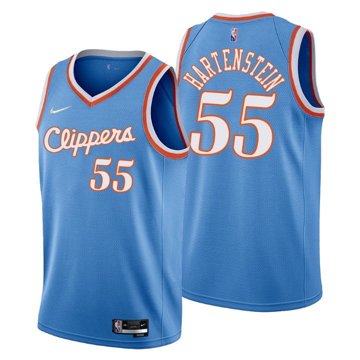 Clippers blue 55 hartenstein  jersey