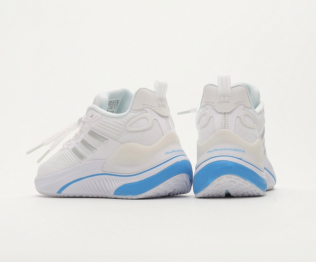 Chaussures Adidas running blanc/bleu