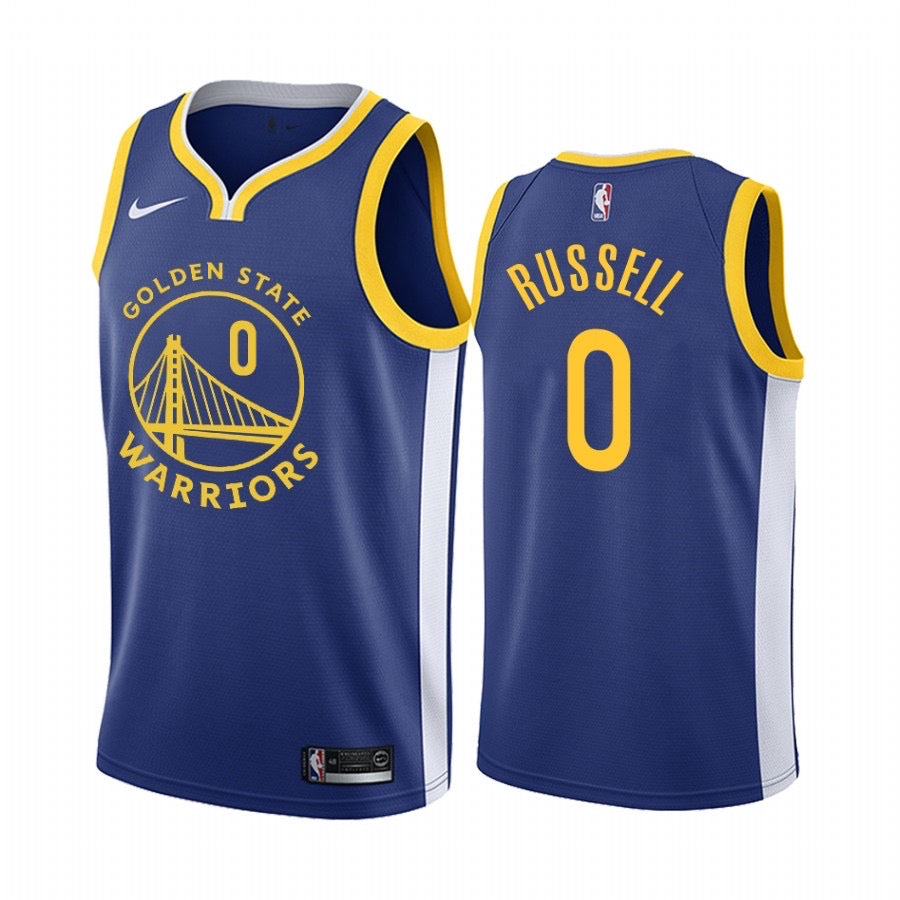 Maillot Russell bleu 0 des Golden State Warriors