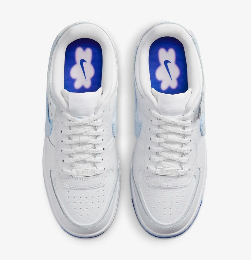 Nike airforce A1 double chaussures bleu royal