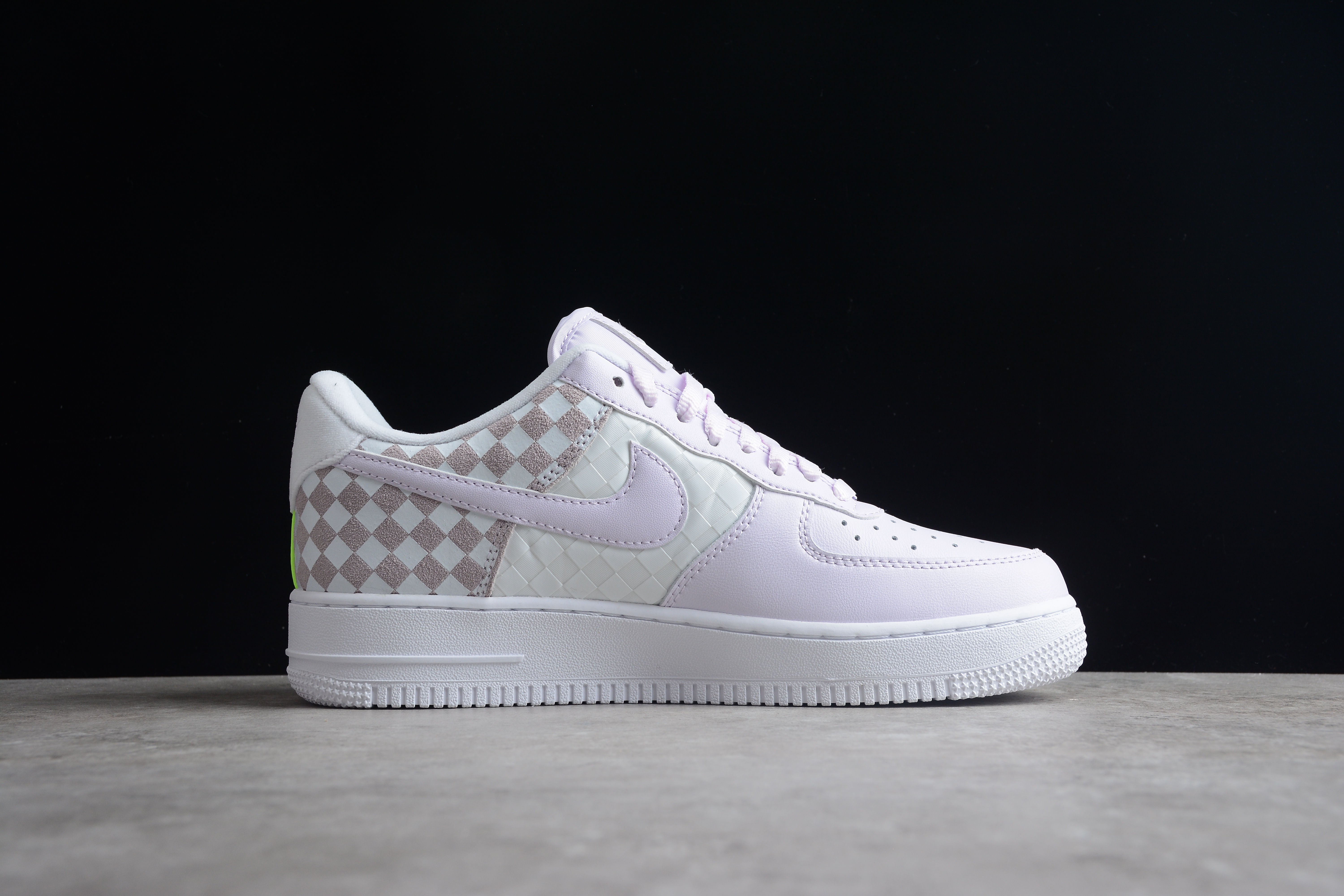 Nike airforce A1 light purple shoes