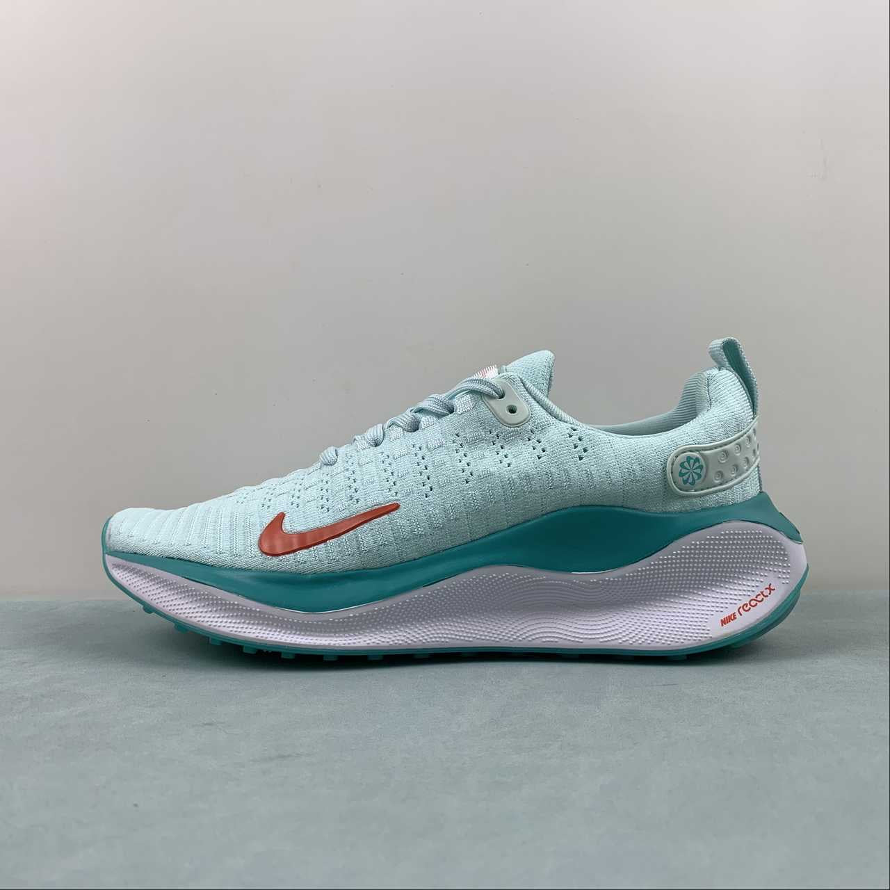 Nike react infinity aqua blue shoes