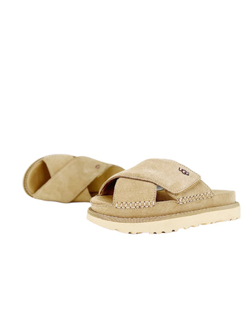 UGG Goldenstar Cross slides Sand