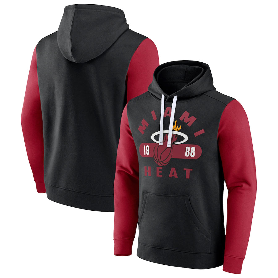 Miami heat black/red hoodie