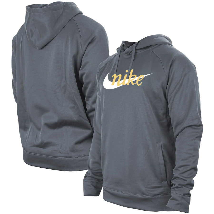 Nike 20 dark grey and white/gold hoodie