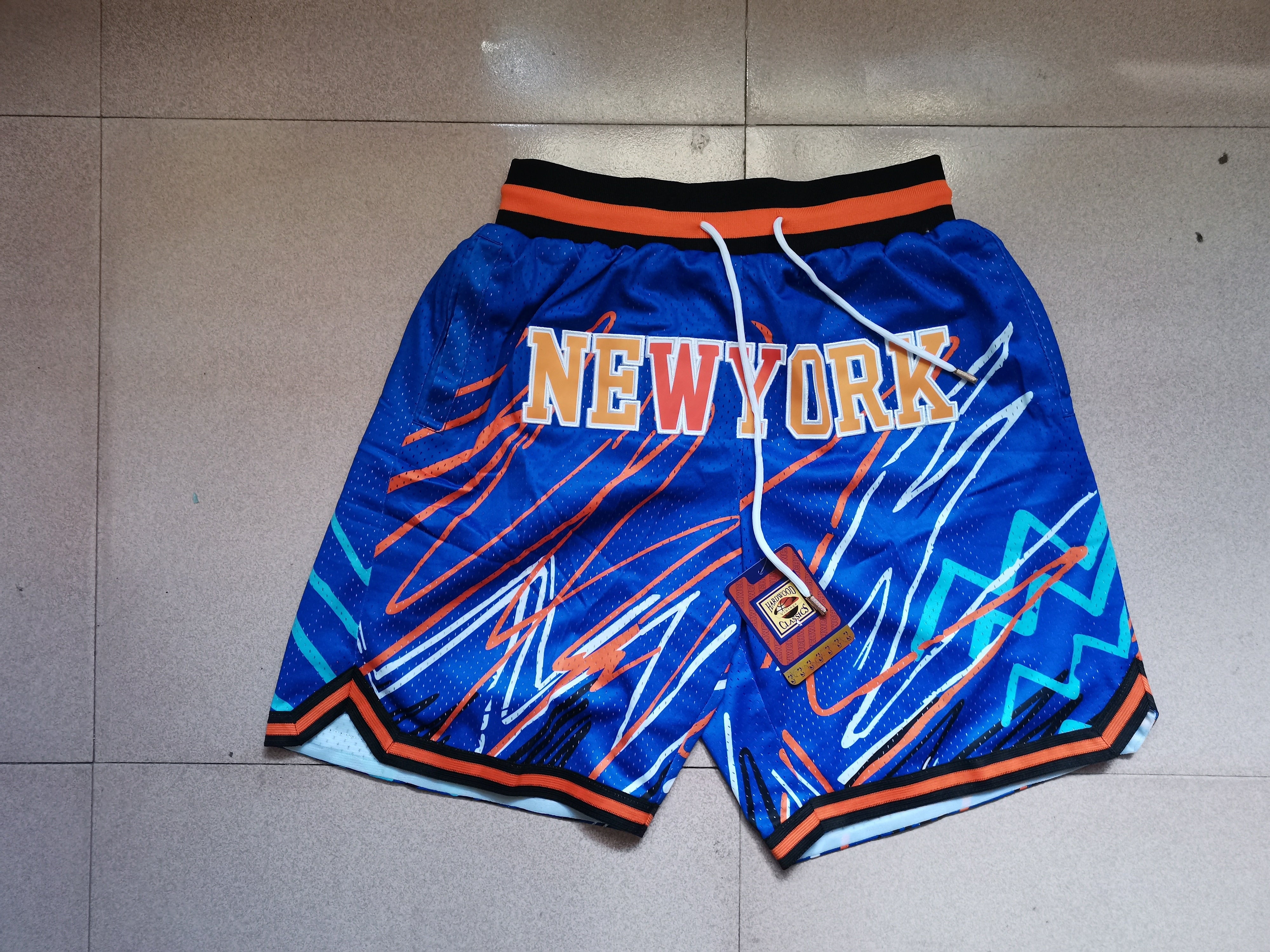 New york blue shorts