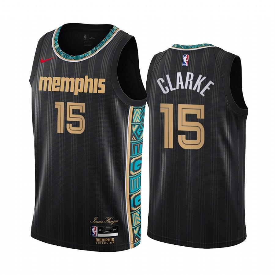 Memphis black 15 clarke Jersey