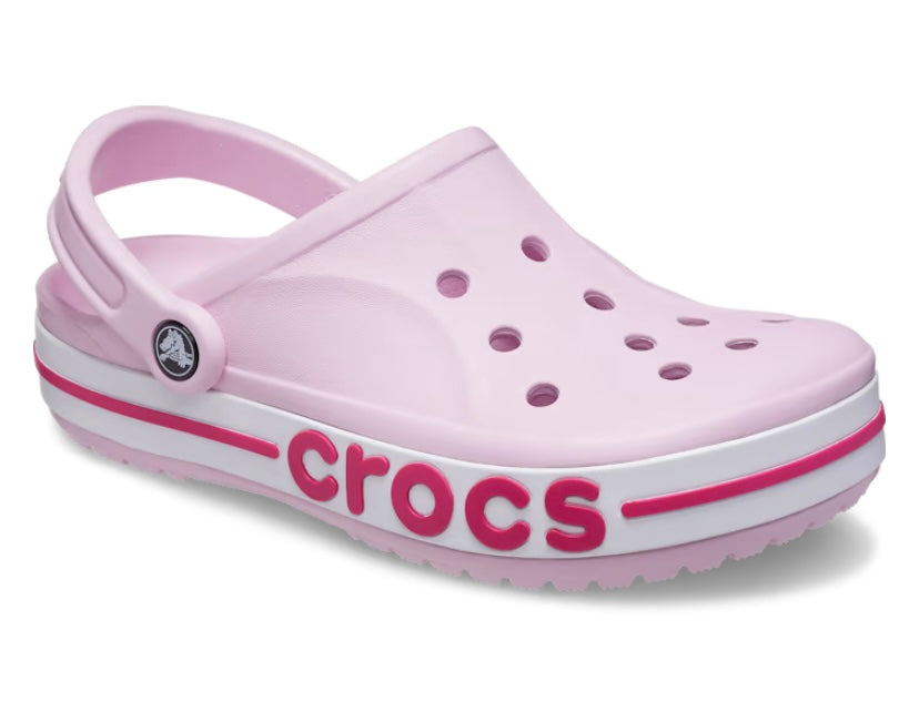 Bayaband pink crocs