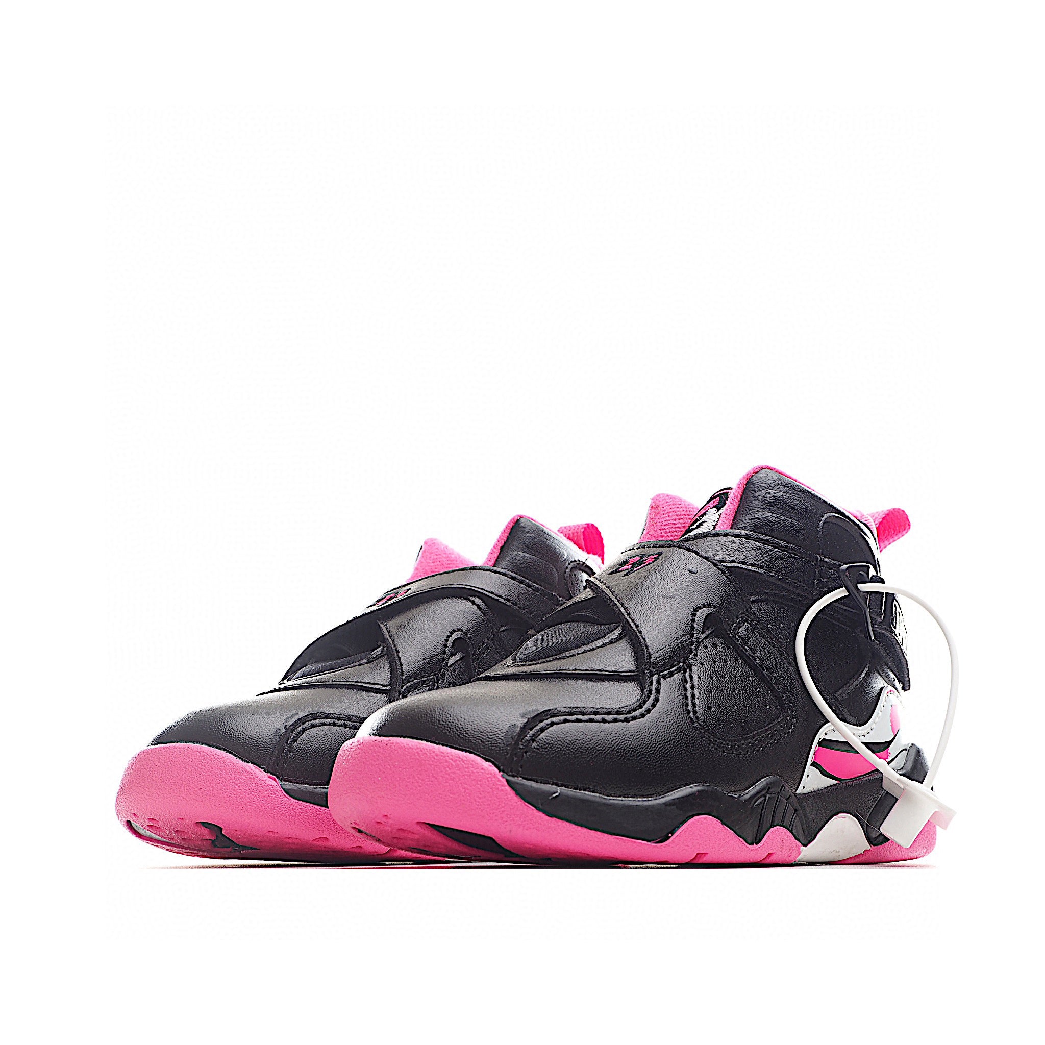 Nike air jordan 8 retro noir rose chaussures