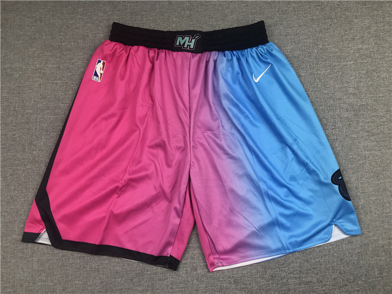 Miami heat pink/blue shorts