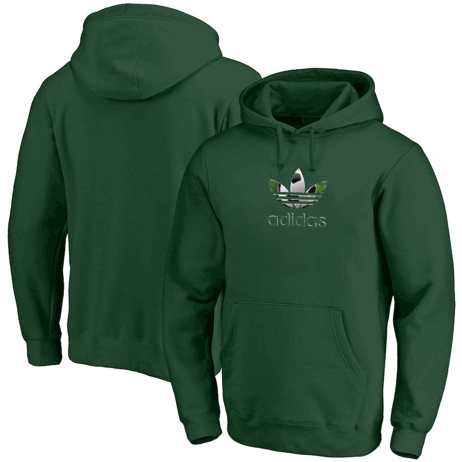 Adidas sweat à capuche vert foncé