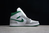 Air jordan mid grey green