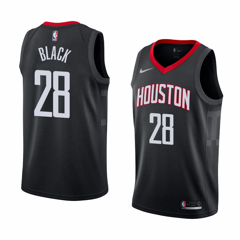 Houston black 28 black jersey