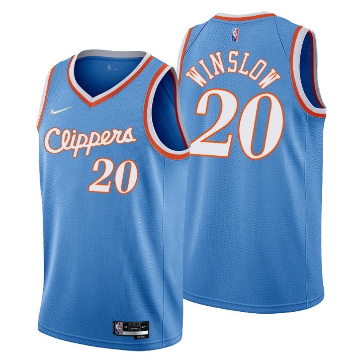 Maillot Clippers bleu 20 winslow