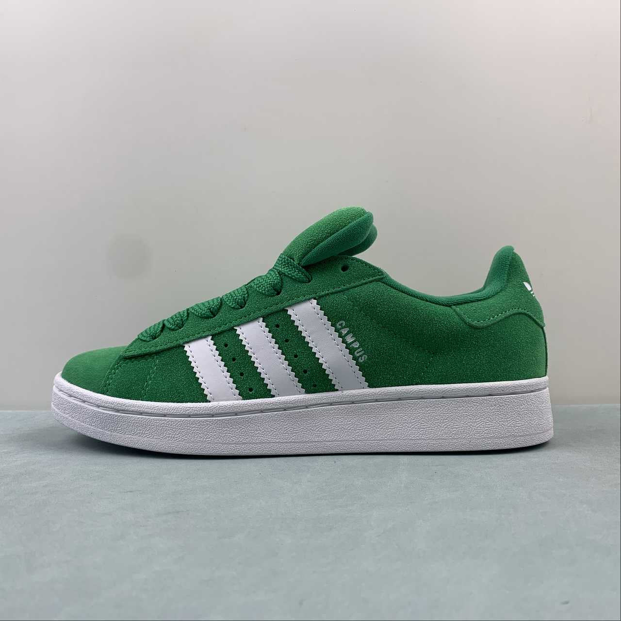 Adidas campus green shoes