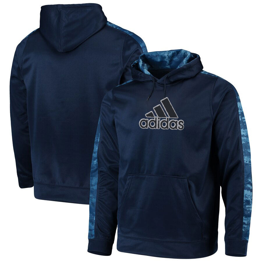 Sweat à capuche Adidas bleu foncé
