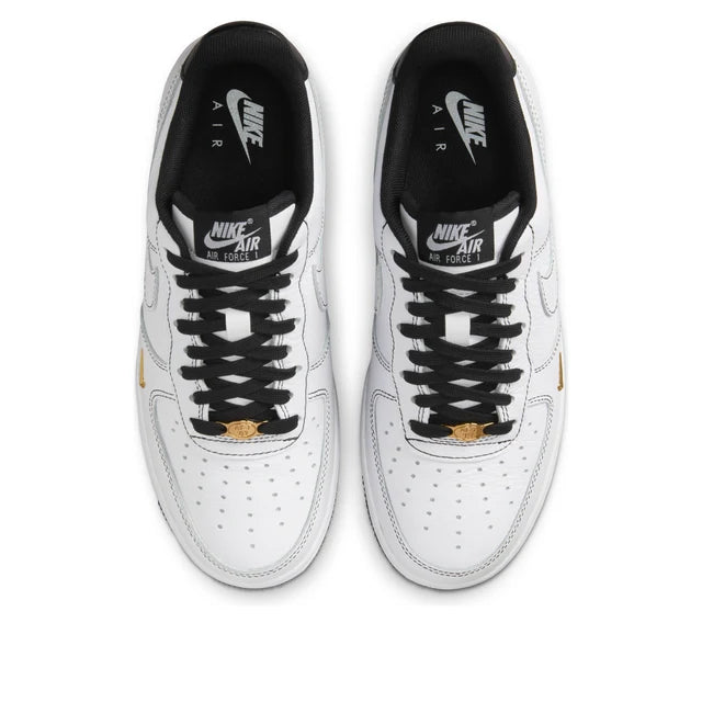 Nike Air Force 1 '07 'White Black Gold'