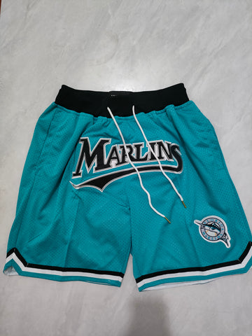 Baseball Marlins Green Pocket shorts