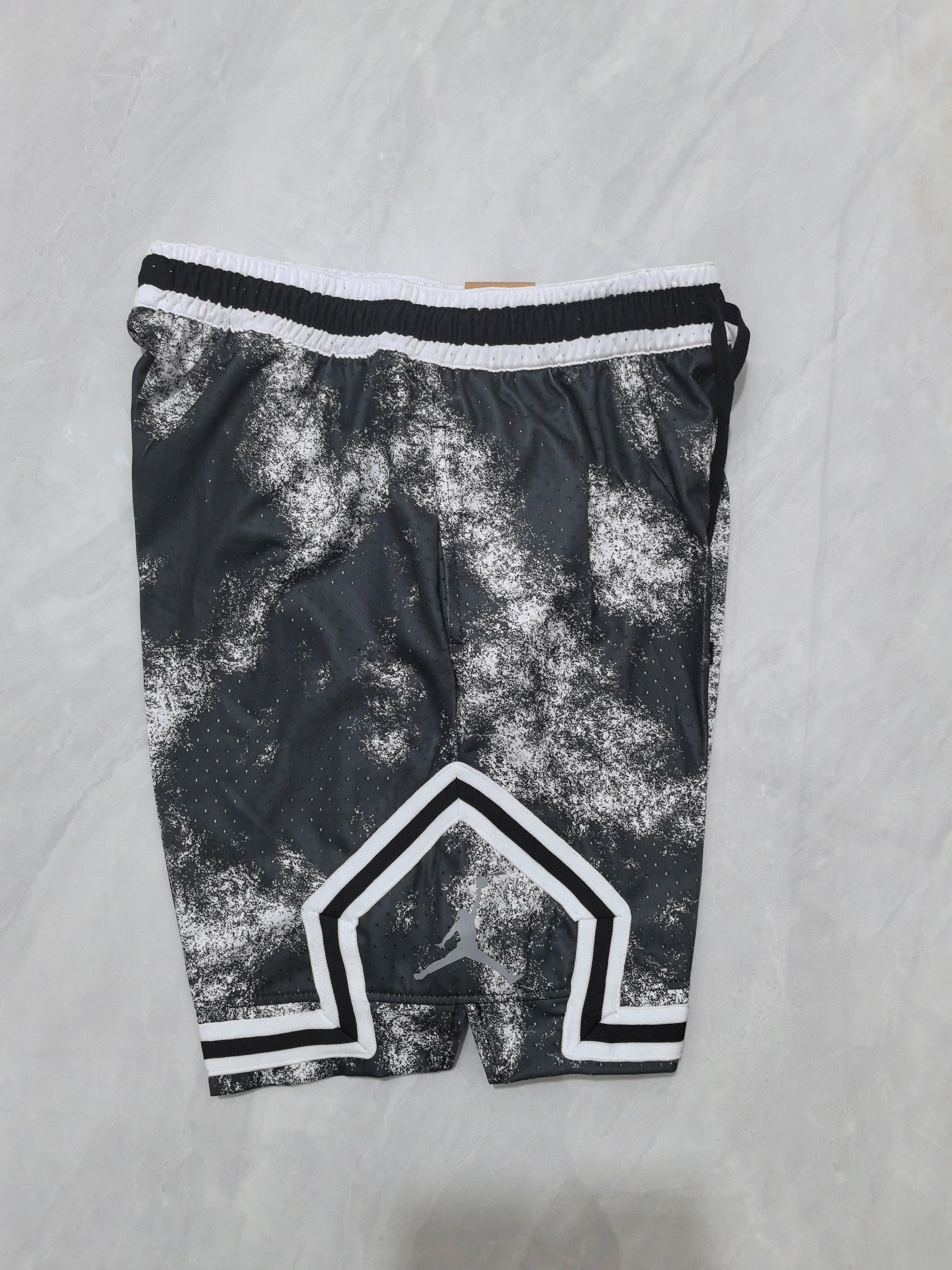 Jordan B-20 tie-dye grey basketball shorts