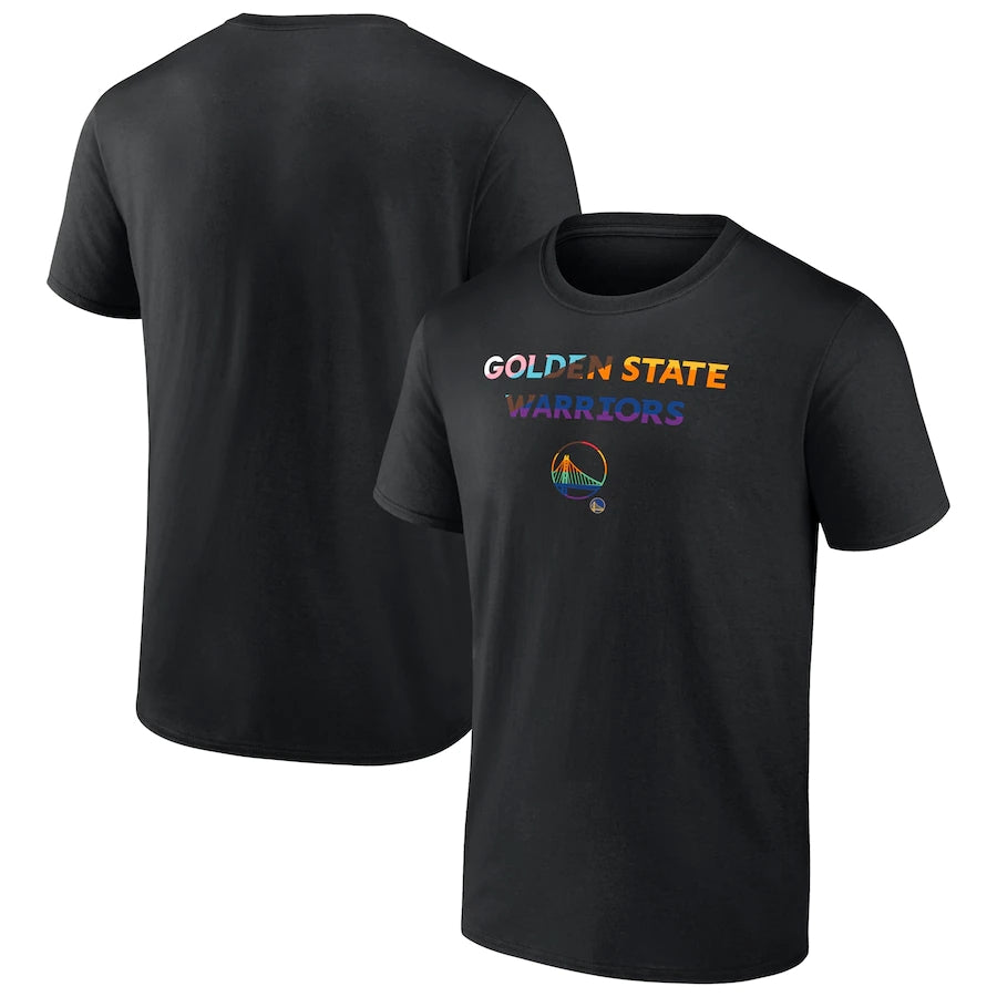 T-shirt de fierté avec logo de marque fanatiques des Golden State Warriors