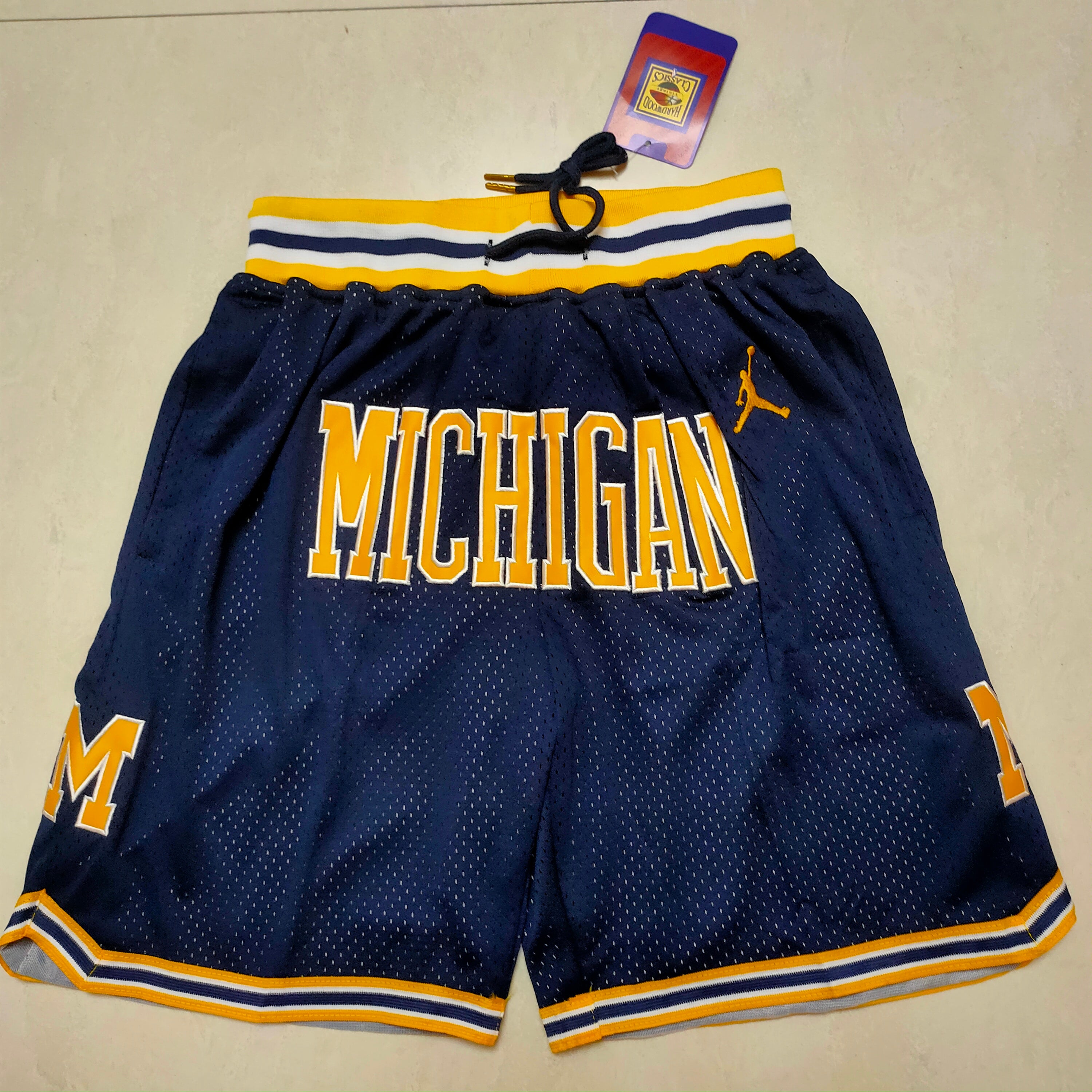 Michegan navy blue shorts