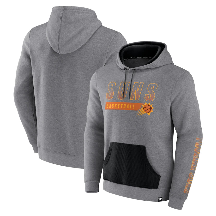 Sweat à capuche gris Phoenix Suns