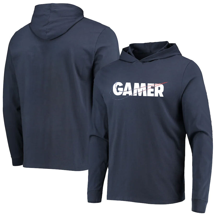 Sweat à capuche gamer Nike 20 noir/blanc