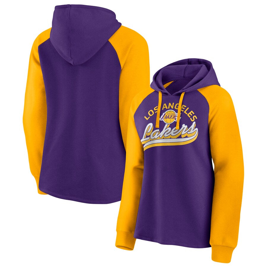 Los Angeles lakers yellow/purple hoodie