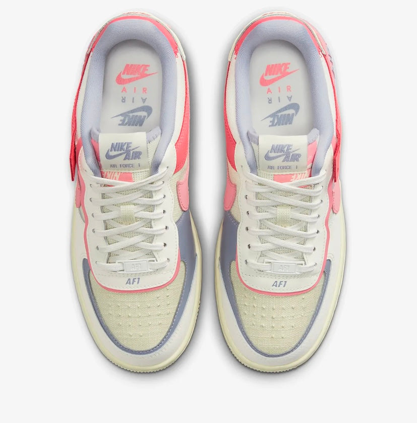Nike airforce A1 double chaussures roses