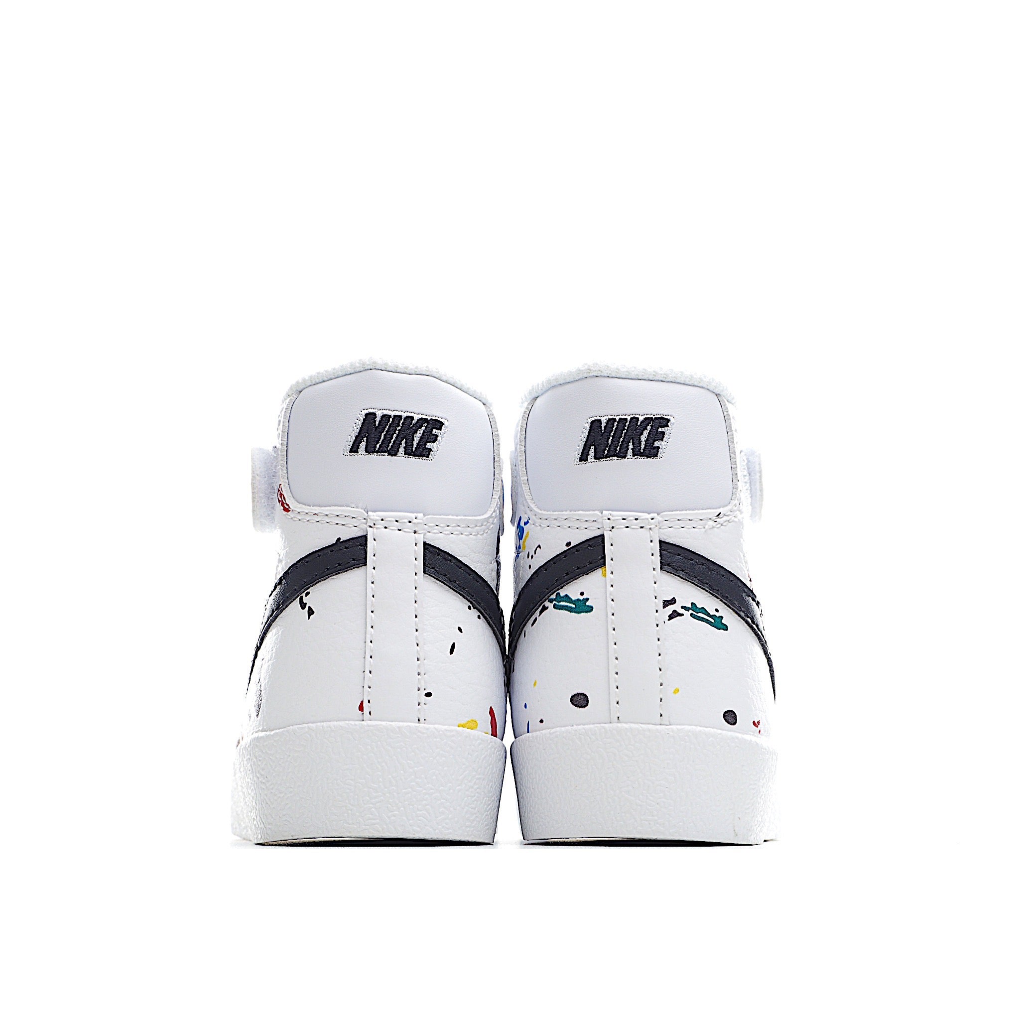 Nike high blazer color patches shoes