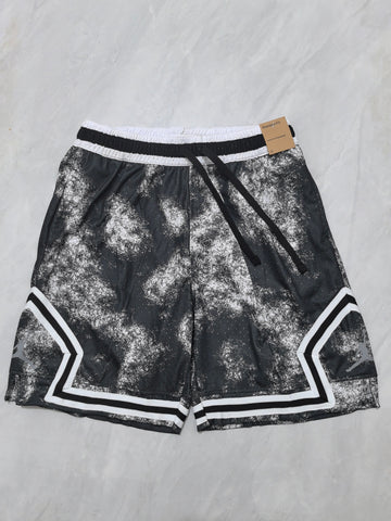 Jordan B-20 tie-dye grey basketball shorts