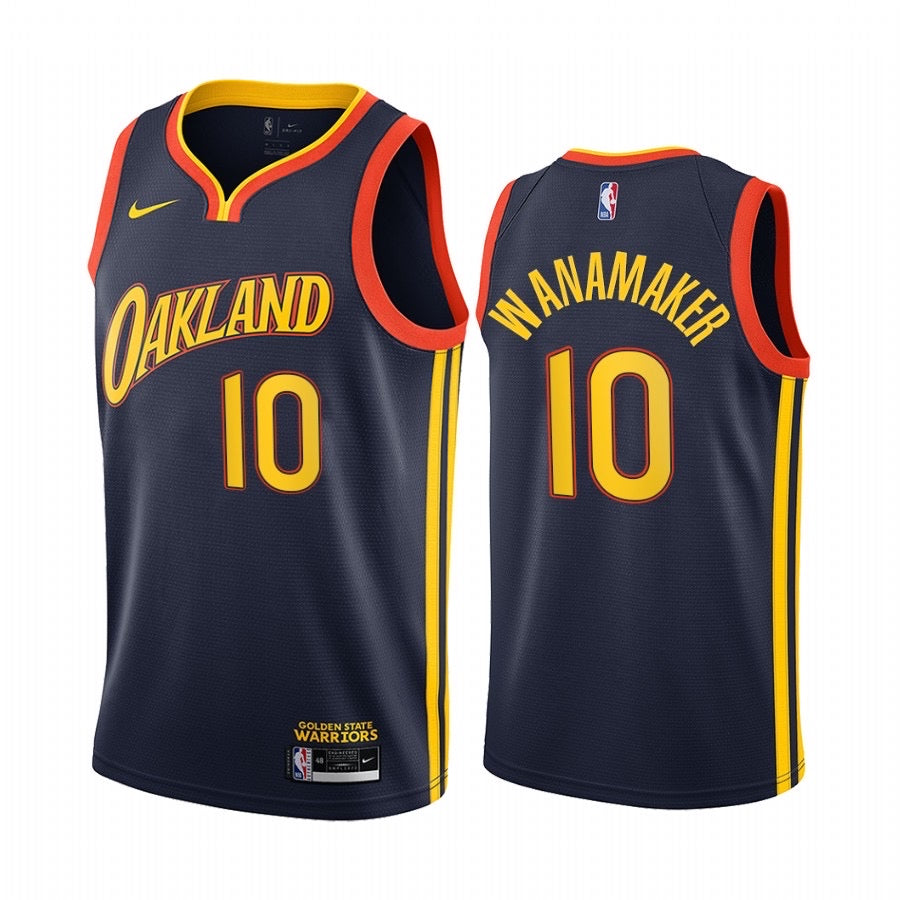 Oakland black/orange 10 wanamaker jersey