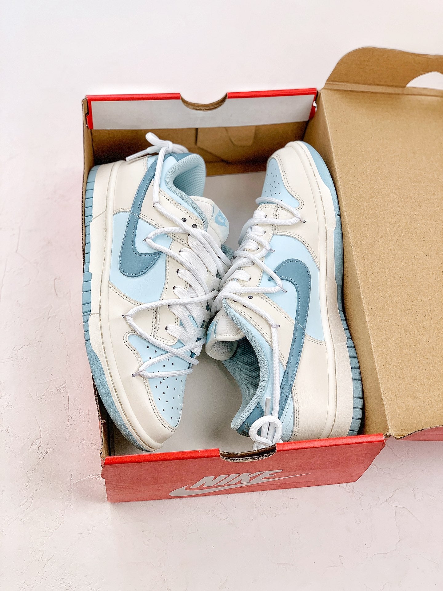 NIKE DUNK SB LOW " Beige Blue "