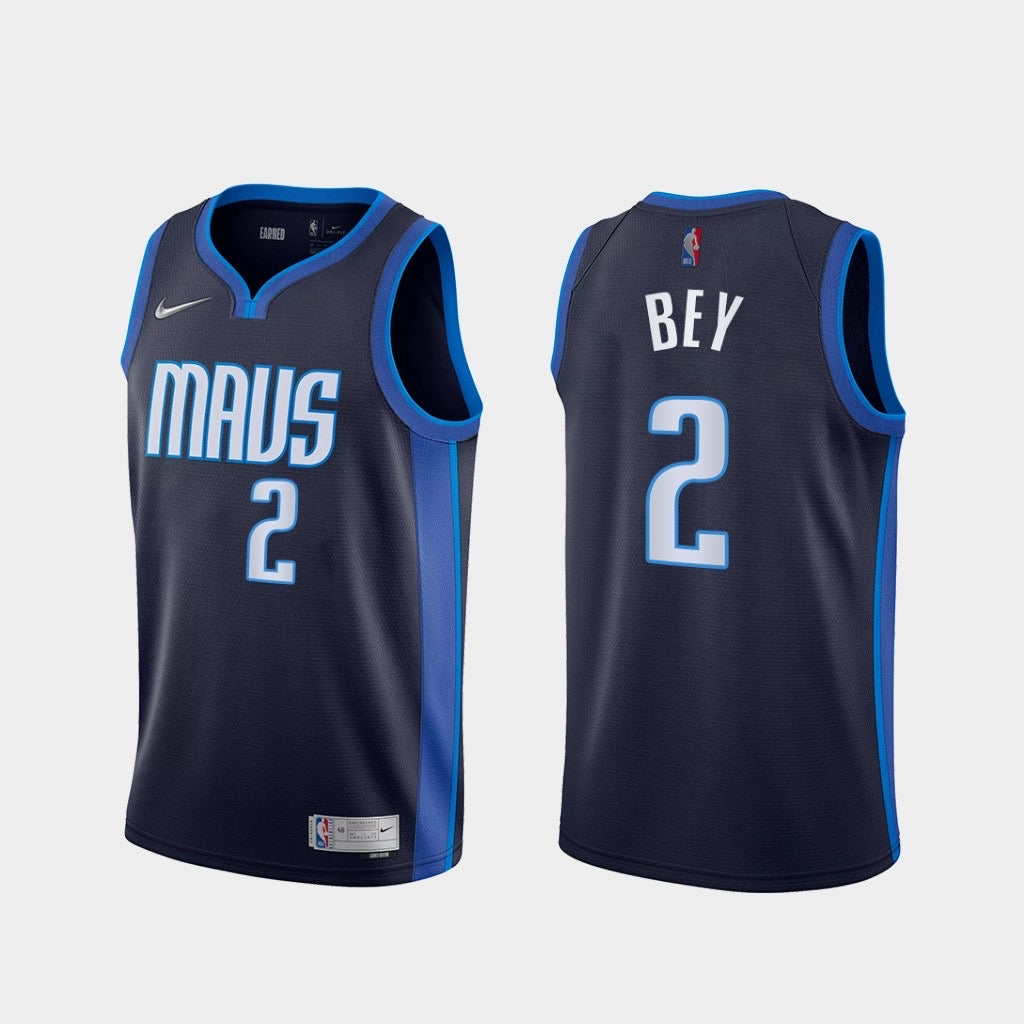 MAVS navy blue 2 bey jersey