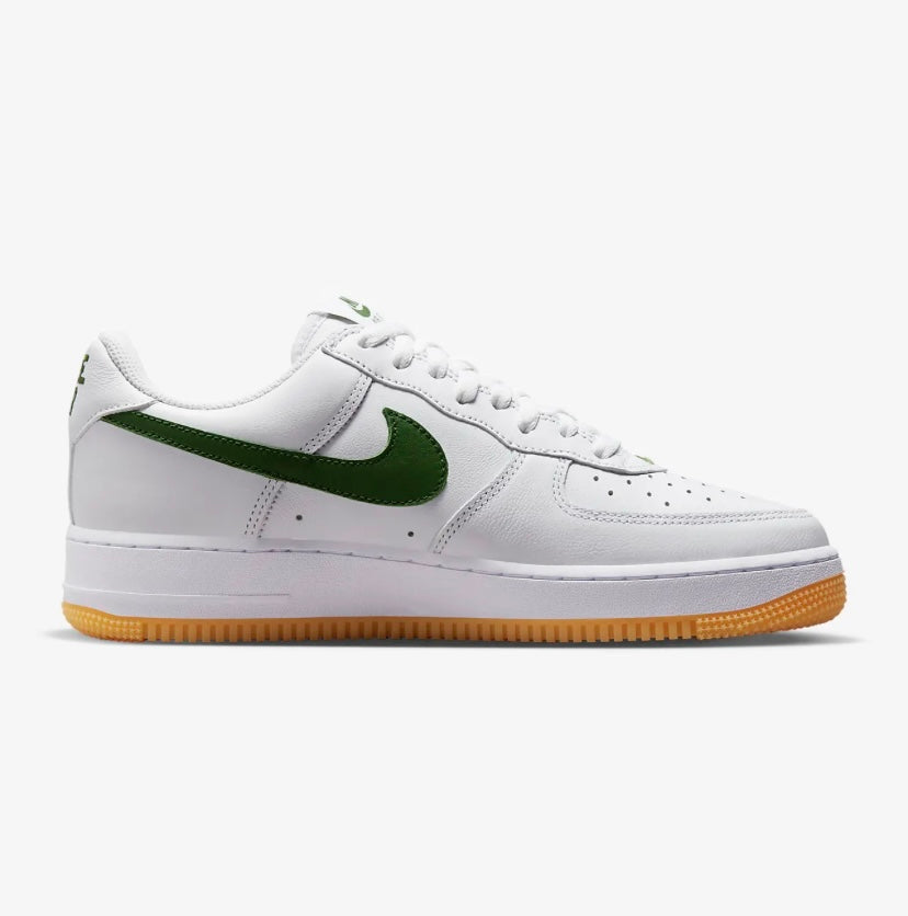 Nike airforce A1 chaussures blanches et vertes