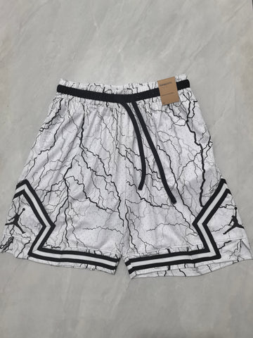 Jordan B-9 Lightning White Shorts