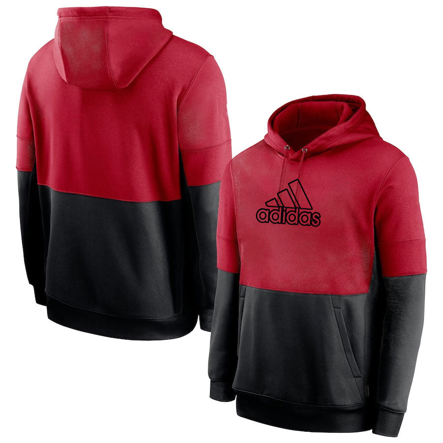 Adidas black-red hoodie