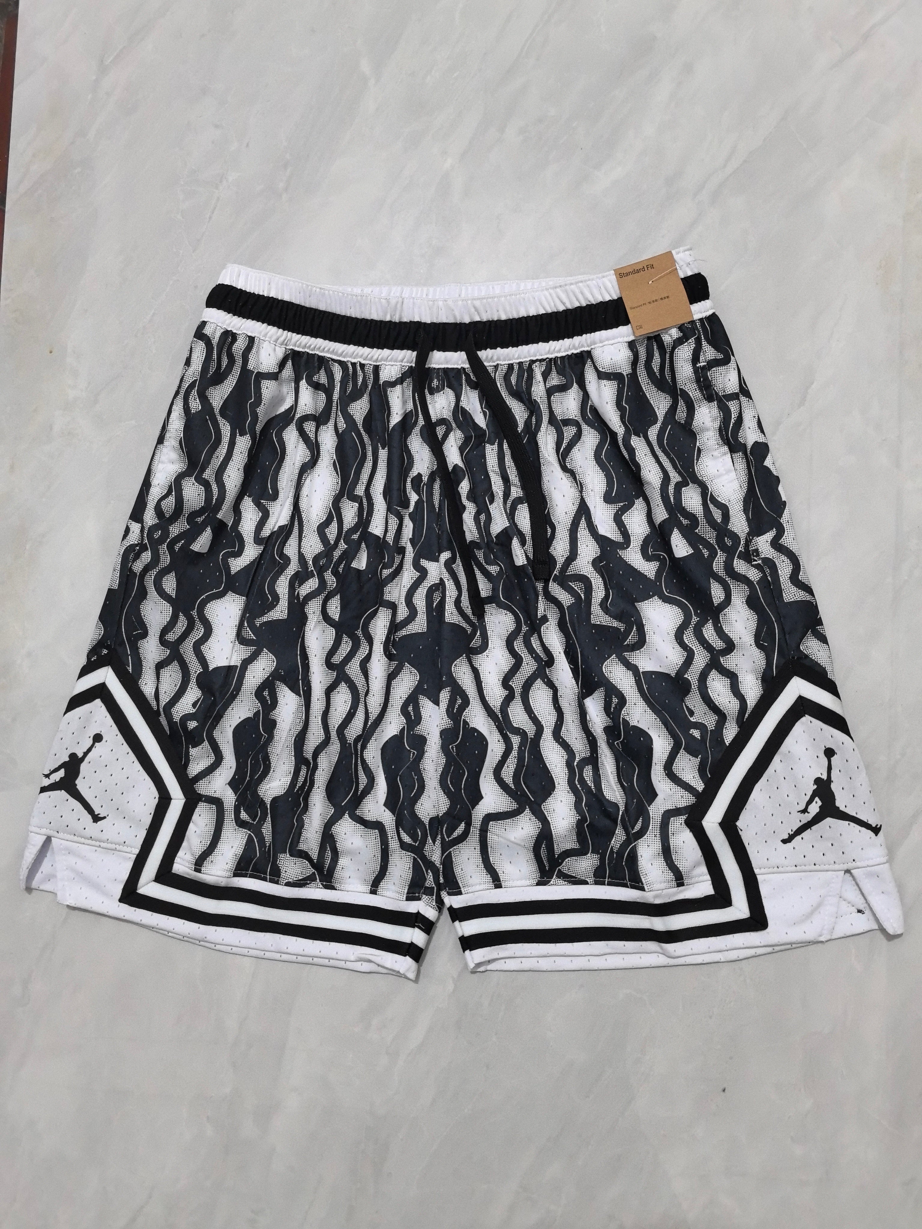 Jordan B-24 Spotted Black Basketball Shorts
