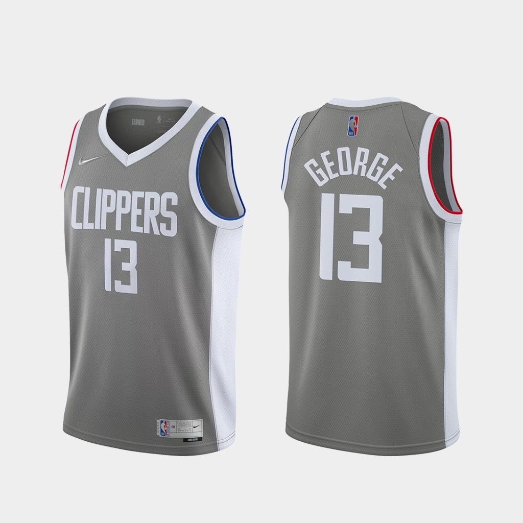 Maillot Clippers gris 13 george