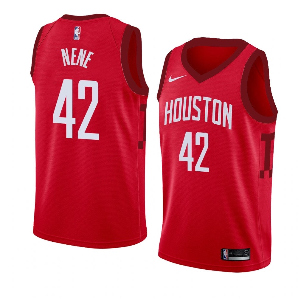 Houston red 42 nene jersey