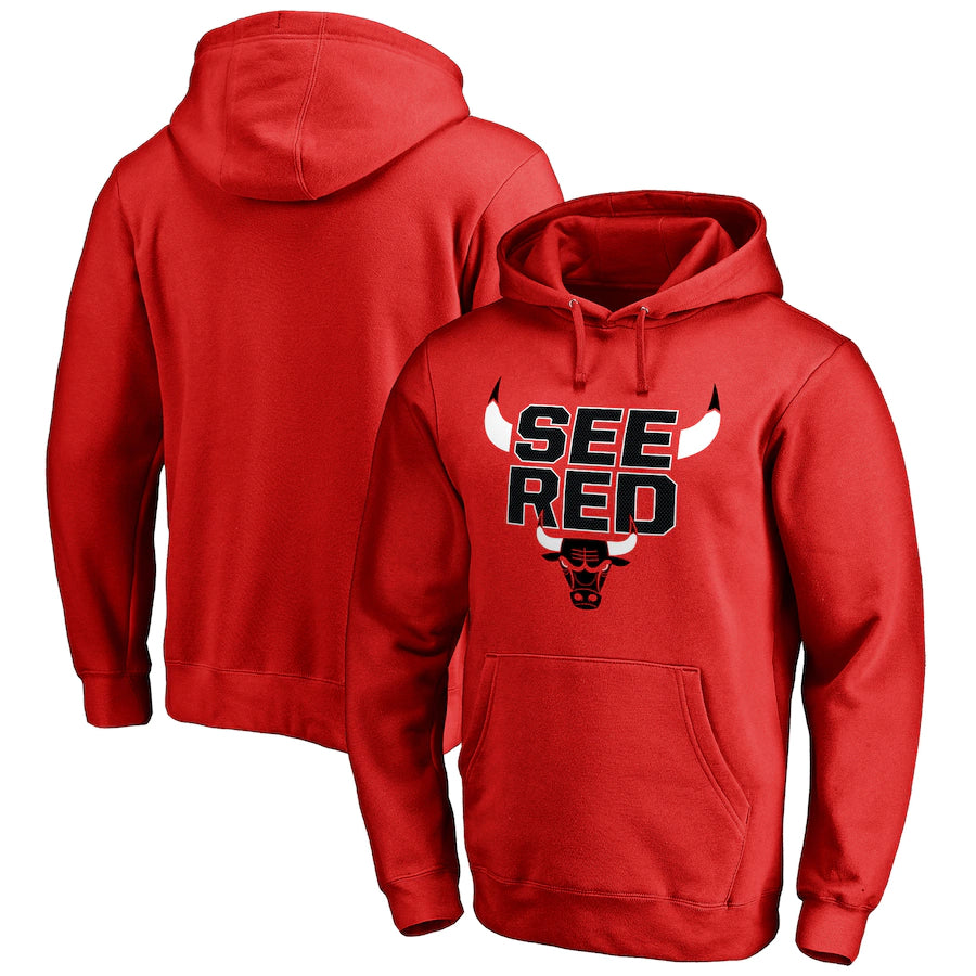 Chicago bulls see red hoodie