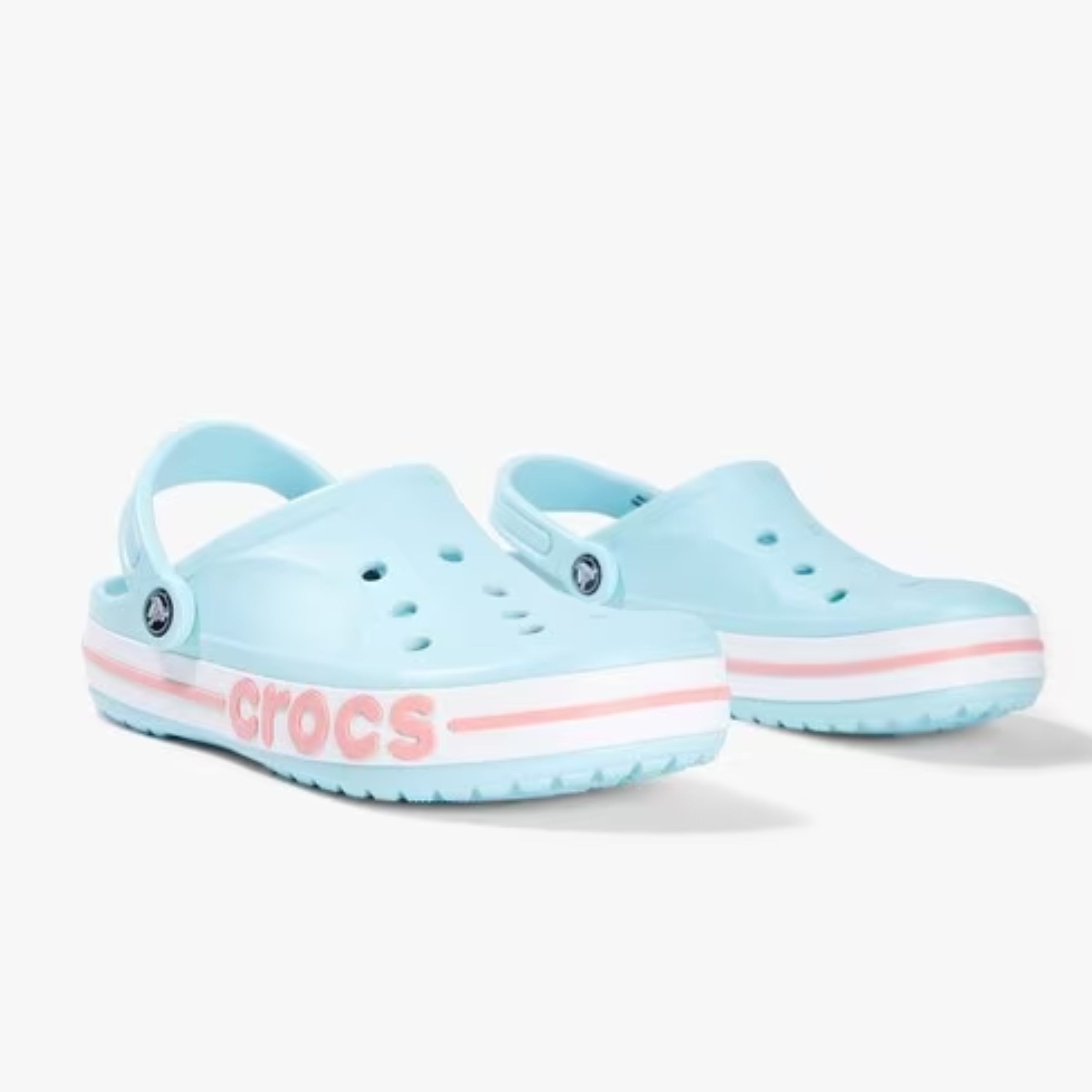 Bayaband ice blue crocs